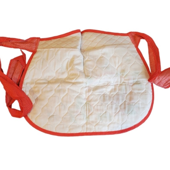 Vintage Franco Christmas Half Apron - Picture 2 of 5